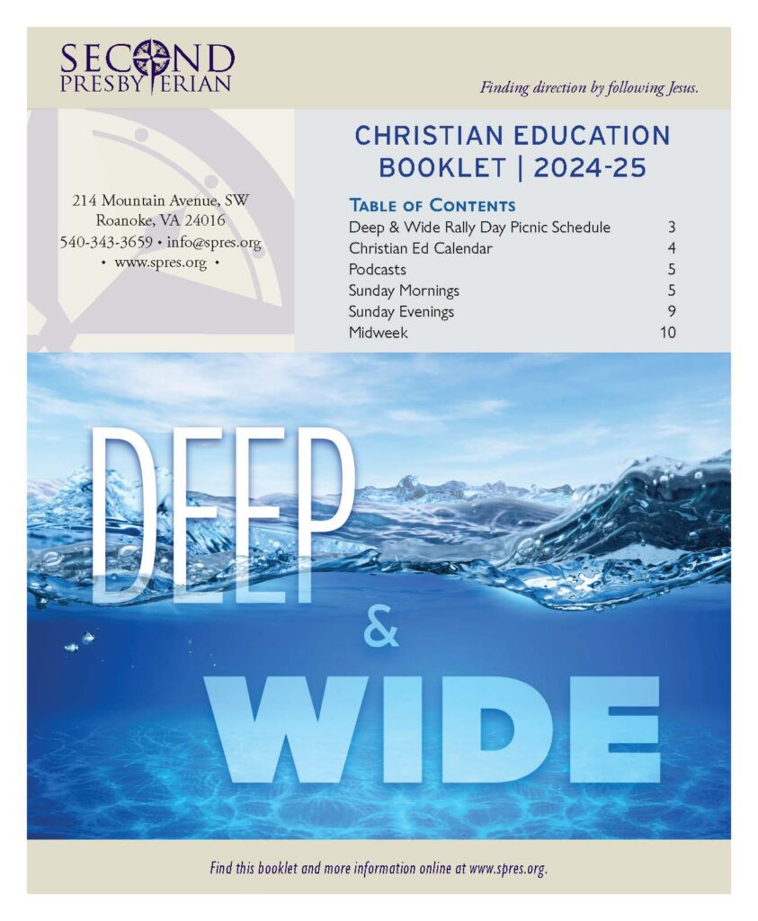 Christian Education Booklet 2024-25